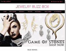 Tablet Screenshot of jewelrybuzzbox.com